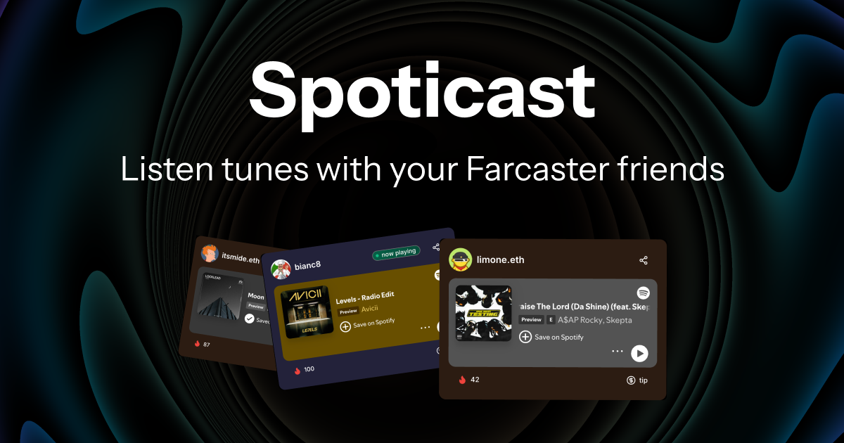 Spoticast - Farcaster Mini Apps